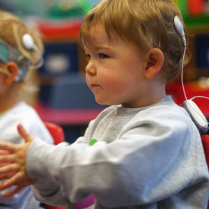 Preschool deaf preschool shild